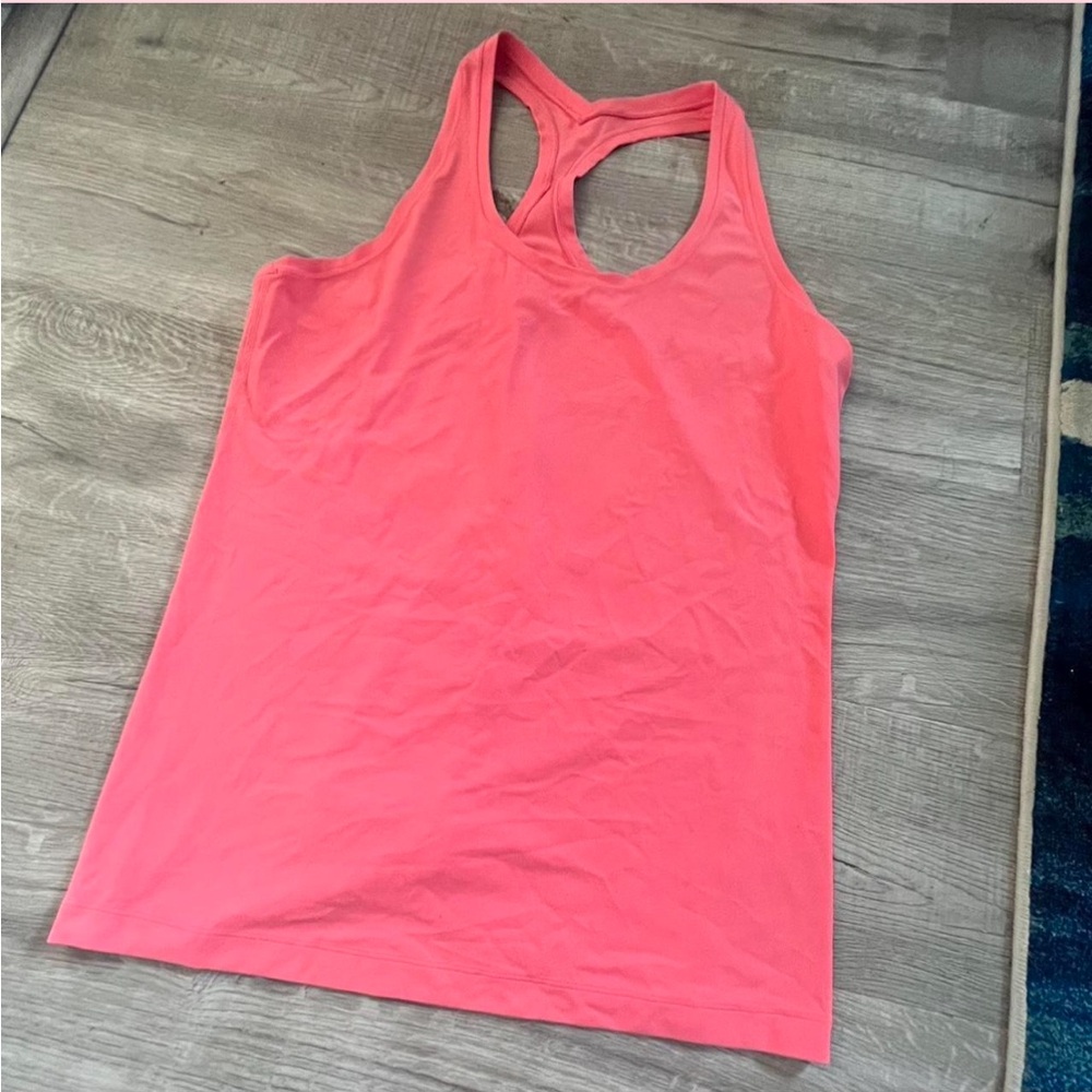 Pink Lululemon Workout Tank Top